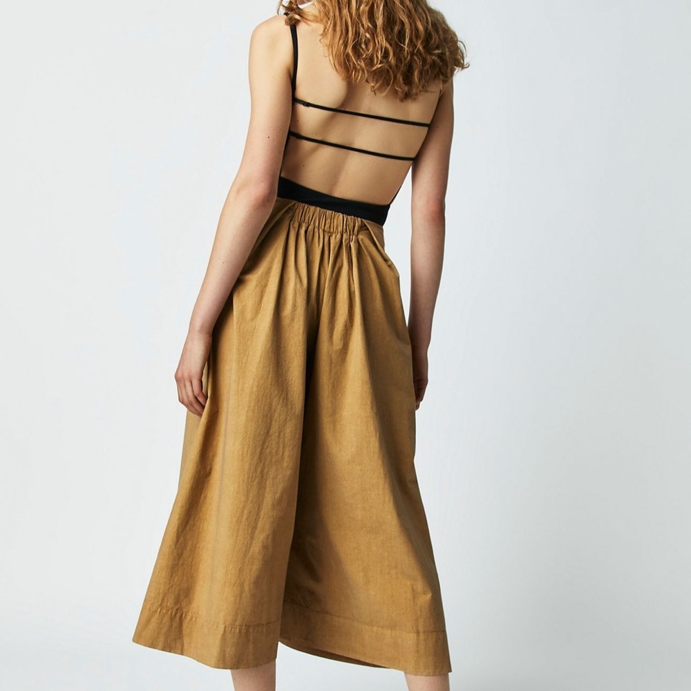FREE PEOPLE WIDE-LEG CROPPED PANTS - NEVER WORN